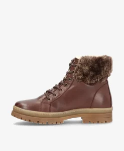 Dame Shoedesign Copenhagen ALDINA LACE WARM - Snørestøvle med foer - læder