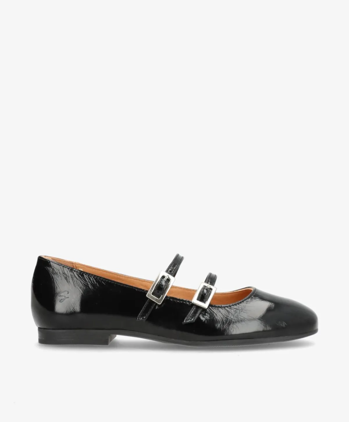 Dame Shoedesign Copenhagen ALICIA P - lak læder - Ballerina med rem