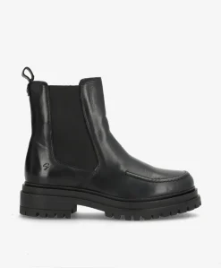 Dame Shoedesign Copenhagen ASPEN - Sort læder - Chelsea støvler Dame