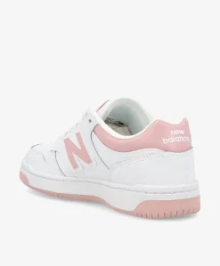Dame New Balance BB480LOP - Sneakers - Hvid/Lyserød