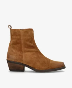 Dame Shoedesign Copenhagen CALAMITY - Ruskindsstøvle Western - Lys Brun