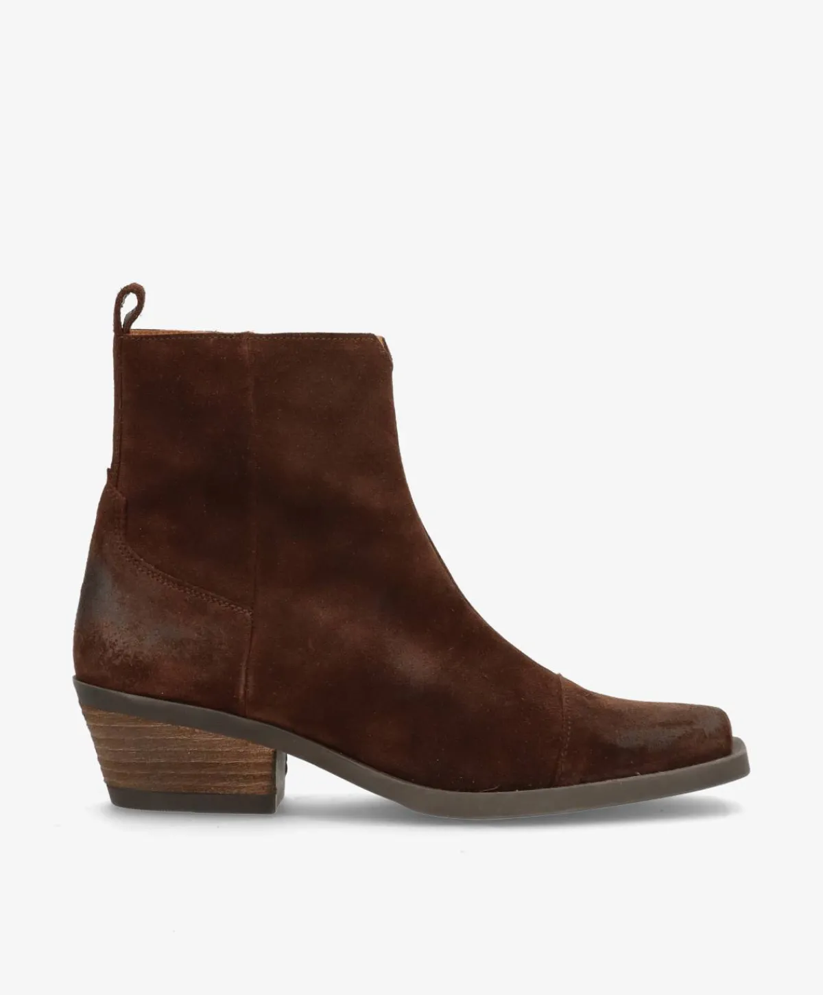 Dame Shoedesign Copenhagen CALAMITY - Ruskindsstøvle Western - Mørk Brun