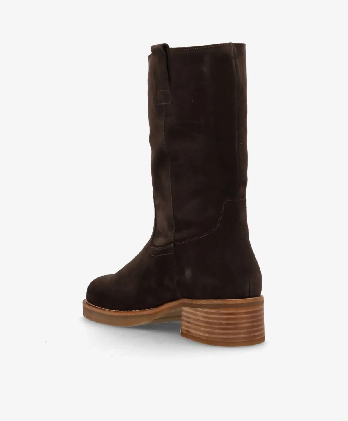 Dame phenumb copenhagen CAMERON S - Mørkebrun ruskind - Høj støvle Dame