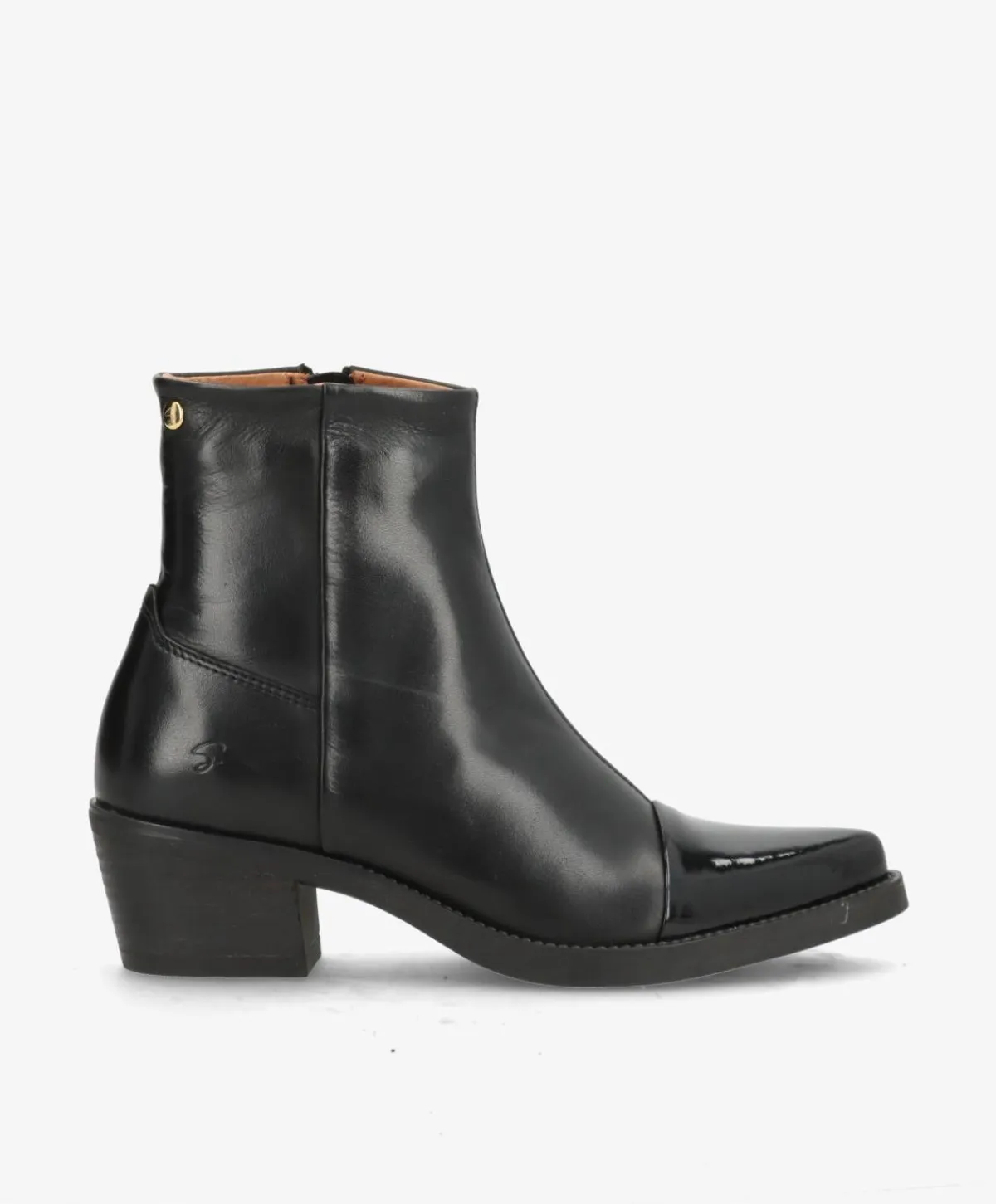 Dame Shoedesign Copenhagen CARMINA P - lak læder - Western støvler Dame