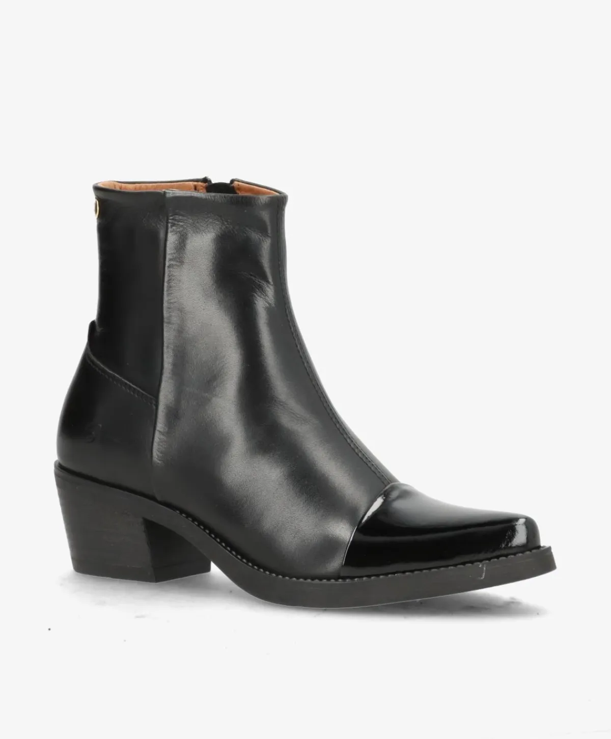 Dame Shoedesign Copenhagen CARMINA P - lak læder - Western støvler Dame