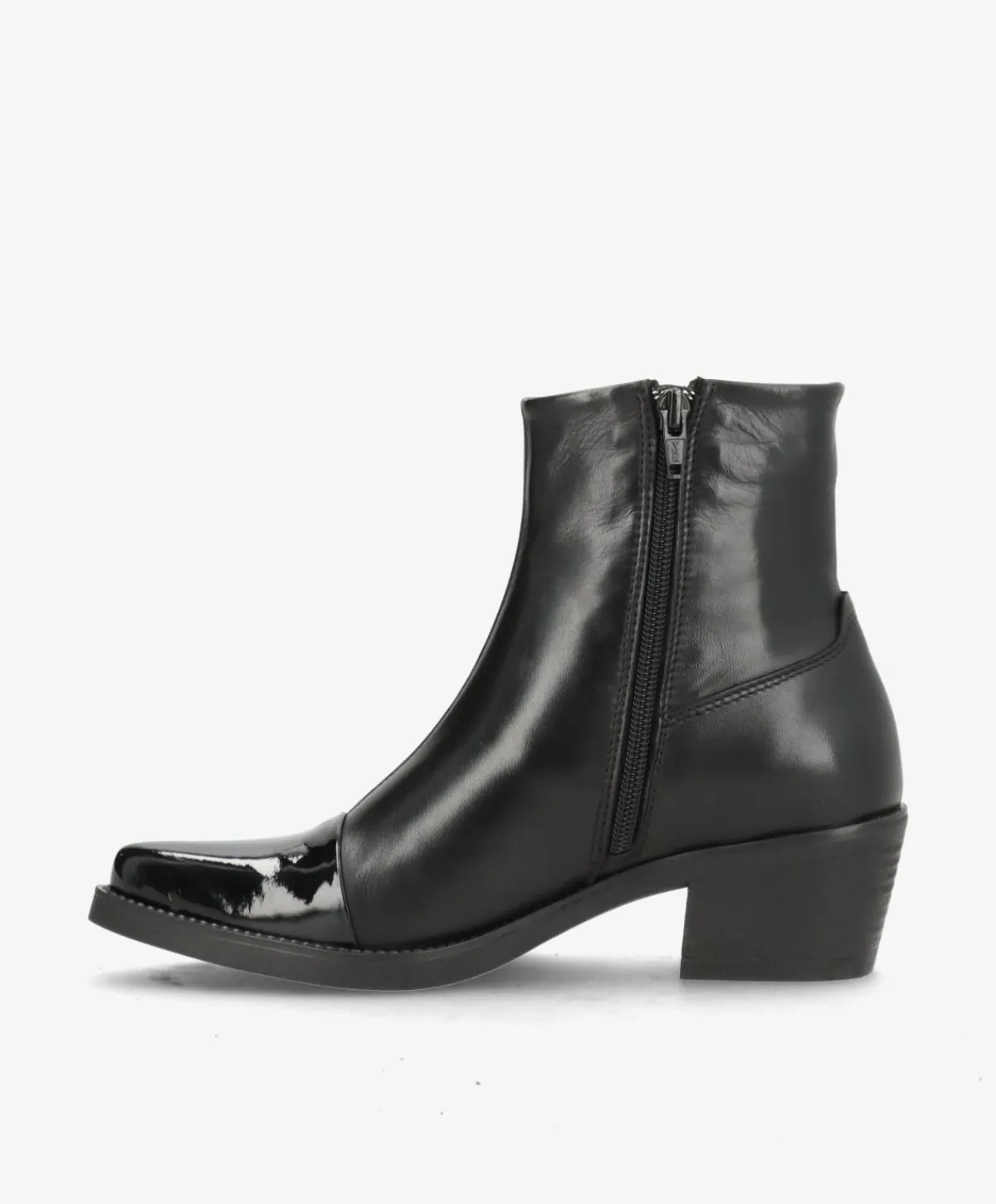 Dame Shoedesign Copenhagen CARMINA P - lak læder - Western støvler Dame