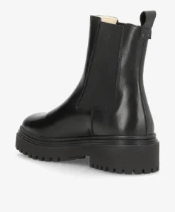 Dame phenumb copenhagen CASABLANCA WARM - Dame Chelsea støvle med foer - læder