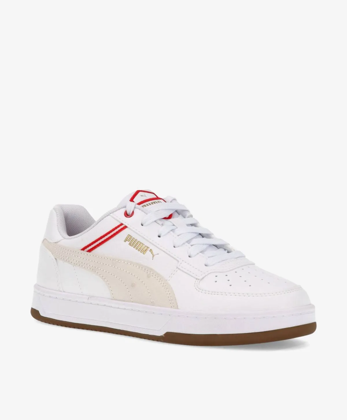 Dame Puma Caven 2.0 Retro - Sneakers Dame - Hvid/rød