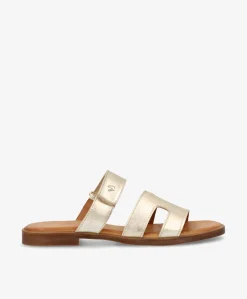 Dame Shoedesign Copenhagen CLAIRE L - laminat læder - Sliders