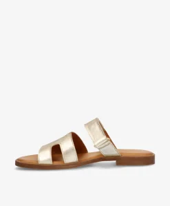 Dame Shoedesign Copenhagen CLAIRE L - laminat læder - Sliders