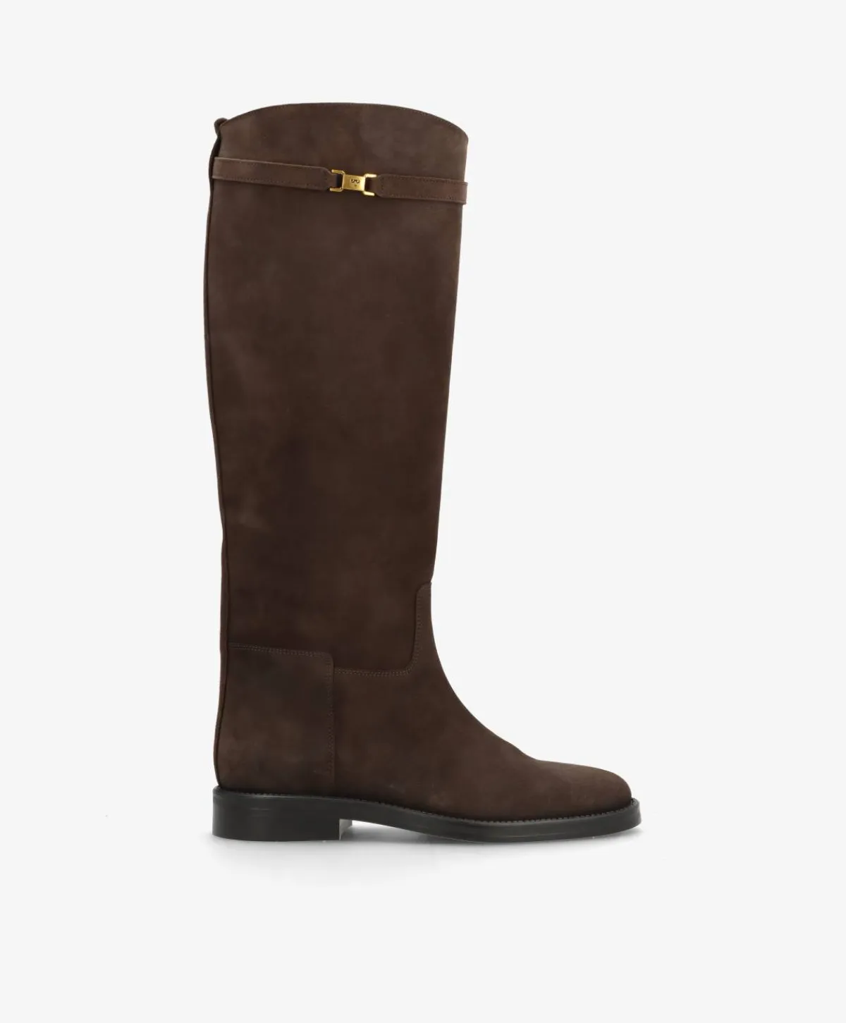 Dame phenumb copenhagen EQUESTRA LONG S - Mørkebrun ruskind - Lang støvle Dame