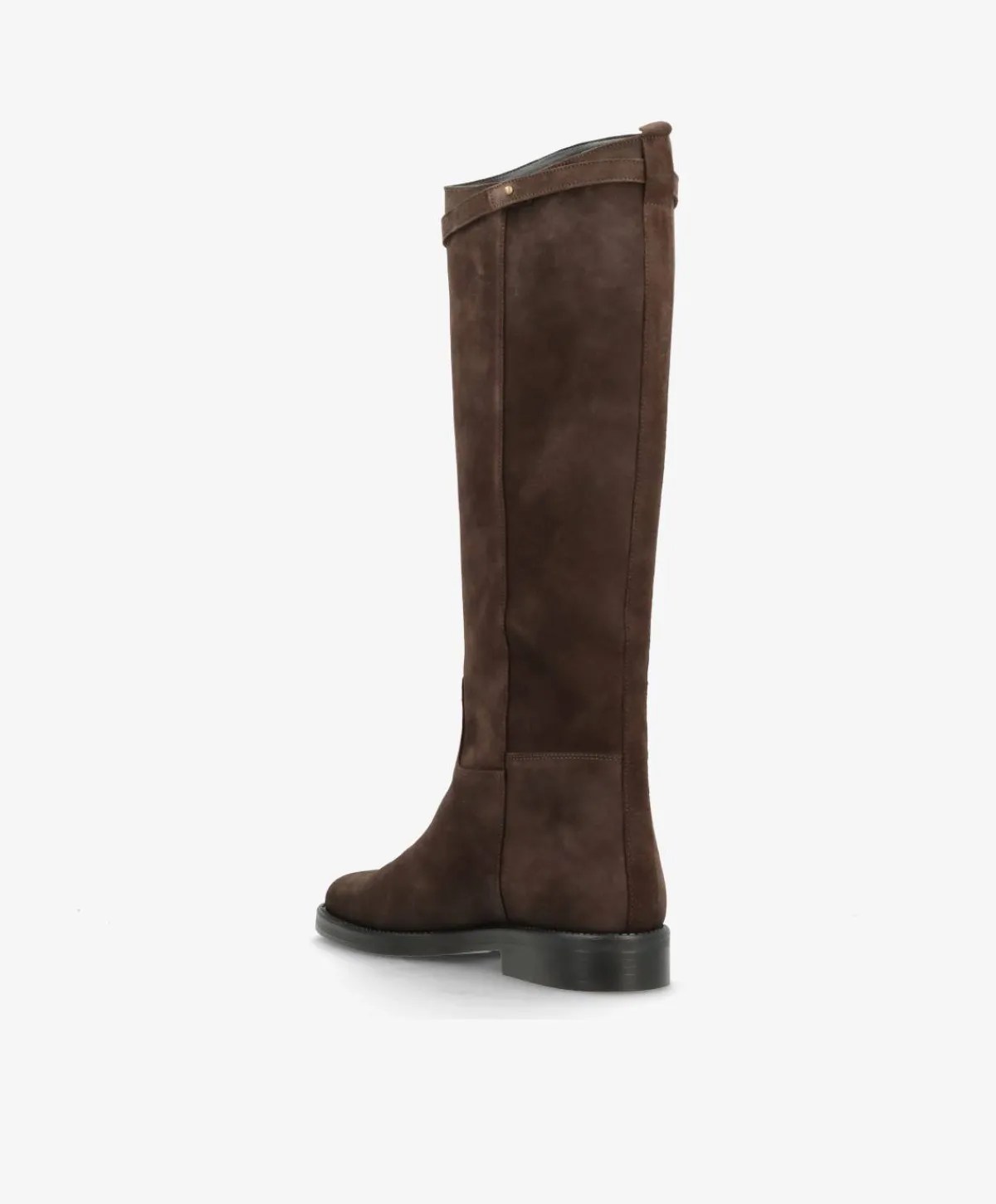 Dame phenumb copenhagen EQUESTRA LONG S - Mørkebrun ruskind - Lang støvle Dame