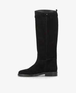 Dame phenumb copenhagen EQUESTRA LONG S - Sort ruskind - Lang støvle Dame
