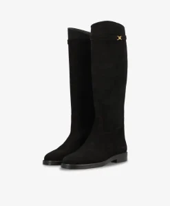 Dame phenumb copenhagen EQUESTRA LONG S - Sort ruskind - Lang støvle Dame