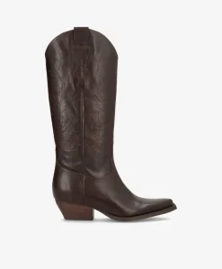 Dame phenumb copenhagen FRANKIE - Cowboy støvle lang - Mørk Brun