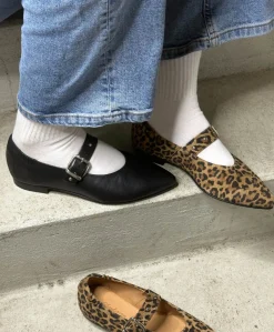 Dame Shoedesign Copenhagen JULES - læder - Ballerina med rem