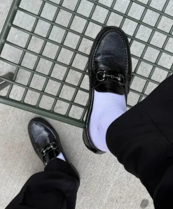 Dame phenumb copenhagen KENSINGTON P - Dame loafer - Sort lak læder