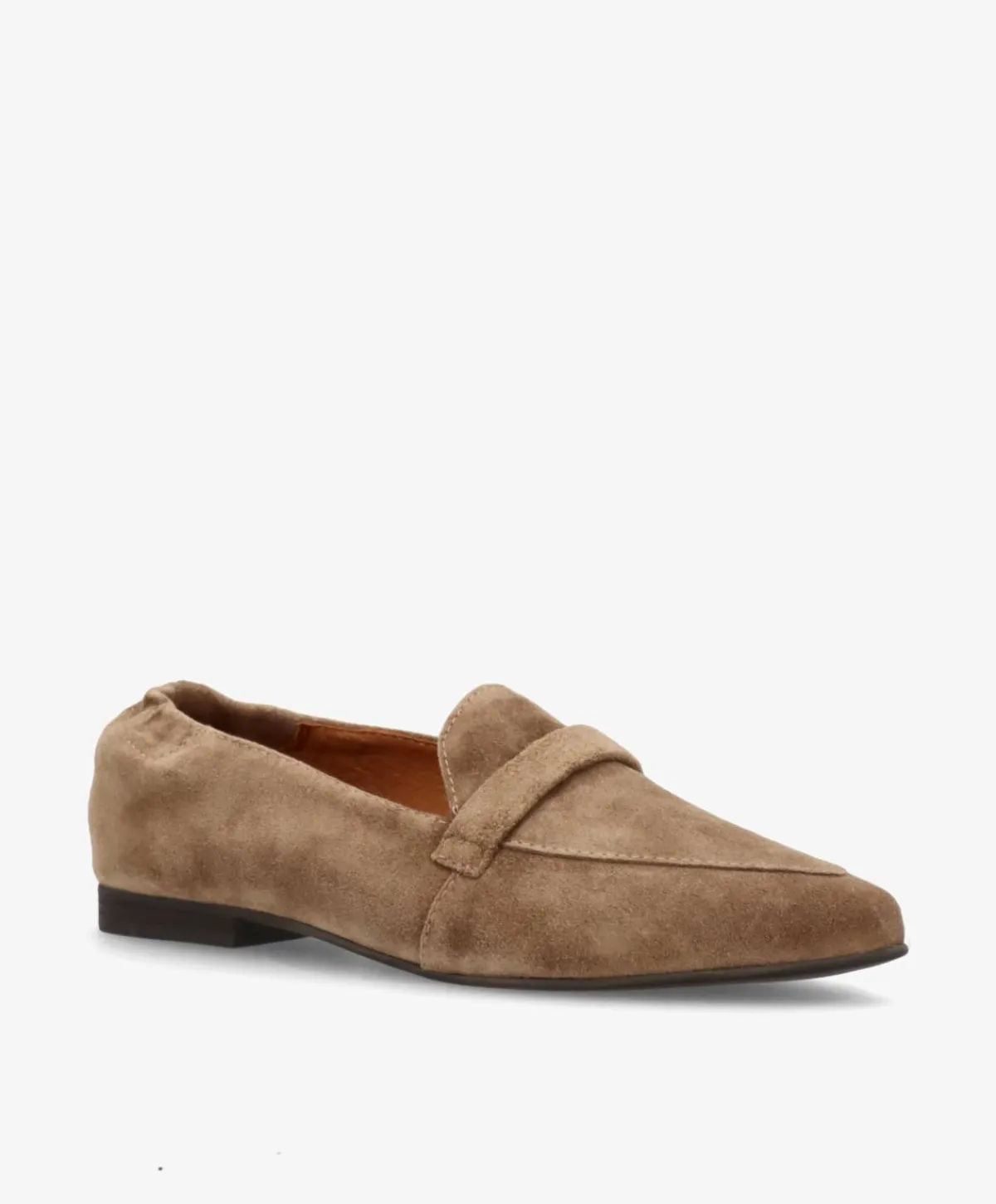 Dame Shoedesign Copenhagen LUCY S - ruskind - Loafers med spids Dame