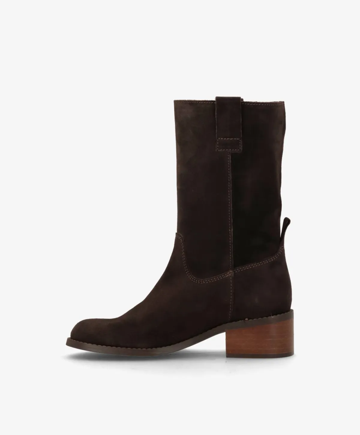 Dame phenumb copenhagen MARTINA S - Mørkebrun ruskind - Høj støvle Dame