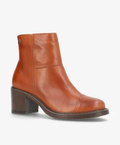 Dame Shoedesign Copenhagen MARY - Ankel støvle med hæl - læder