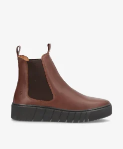 Dame Shoedesign Copenhagen MOOVED BLK - læder - Chelsea støvler Dame