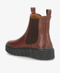 Dame Shoedesign Copenhagen MOOVED BLK - læder - Chelsea støvler Dame