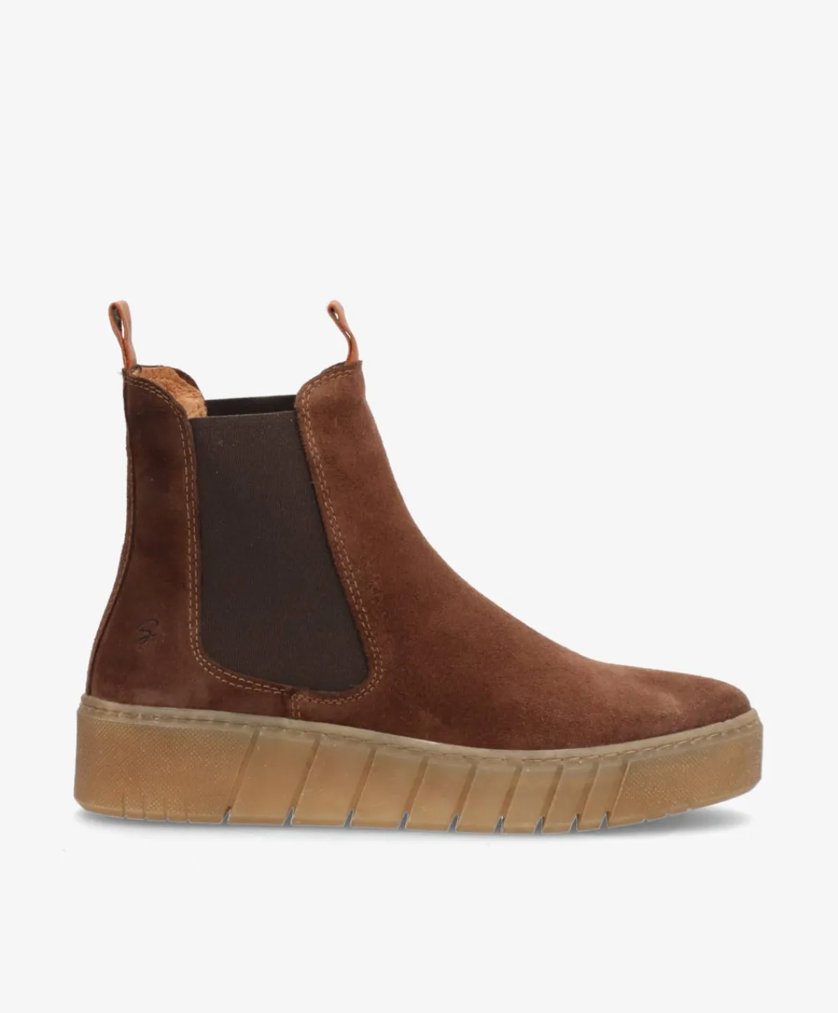 Dame Shoedesign Copenhagen MOOVED S - ruskind - Chelsea støvler Dame