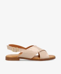 Dame Shoedesign Copenhagen NICOLA P - lak læder - Flade sandaler