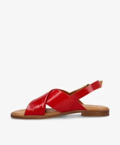 Dame Shoedesign Copenhagen NICOLA P - lak læder - Flade sandaler