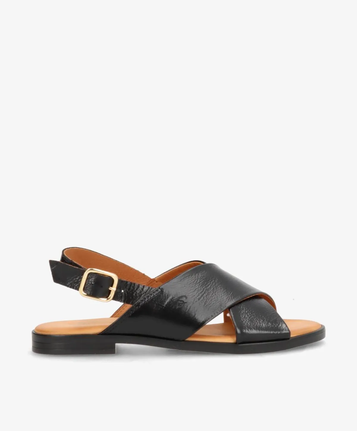 Dame Shoedesign Copenhagen NICOLA P - lak læder - Flade sandaler