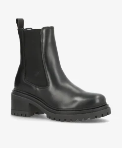 Dame Shoedesign Copenhagen NIKKIE Sort - Chelsea støvle - læder