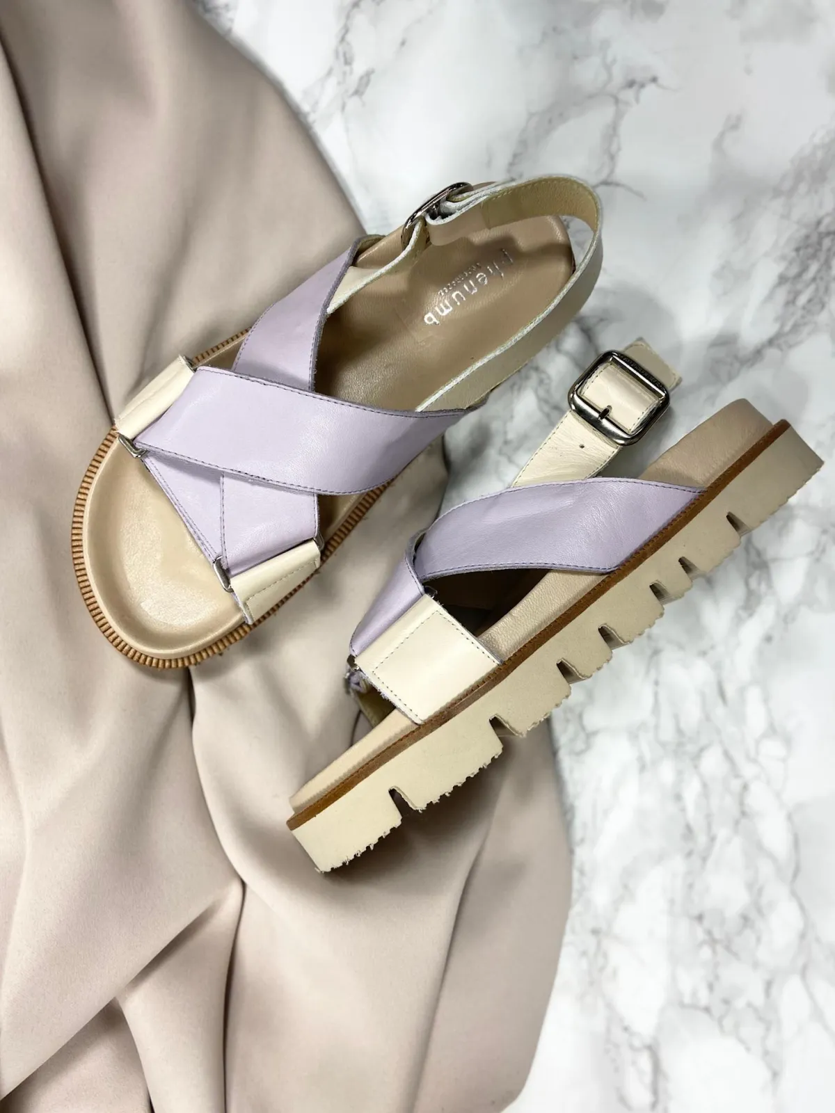 Dame phenumb copenhagen NOELLE - Dame Sandal - beige/lavender