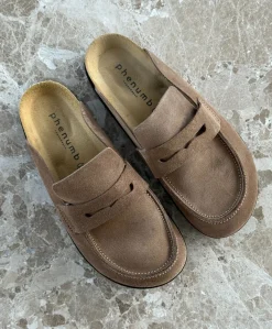 Dame phenumb copenhagen OCTAVIA - Taupe ruskind - Mules Dame