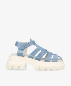 Dame phenumb copenhagen REBEL P - Sandal - Blue pastel