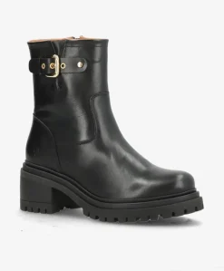 Dame Shoedesign Copenhagen RIVET - læder - Biker støvler Dame