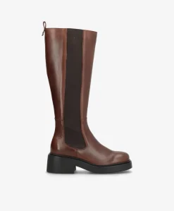 Dame Shoedesign Copenhagen SADDLE LONG - læder - Lange støvler Dame