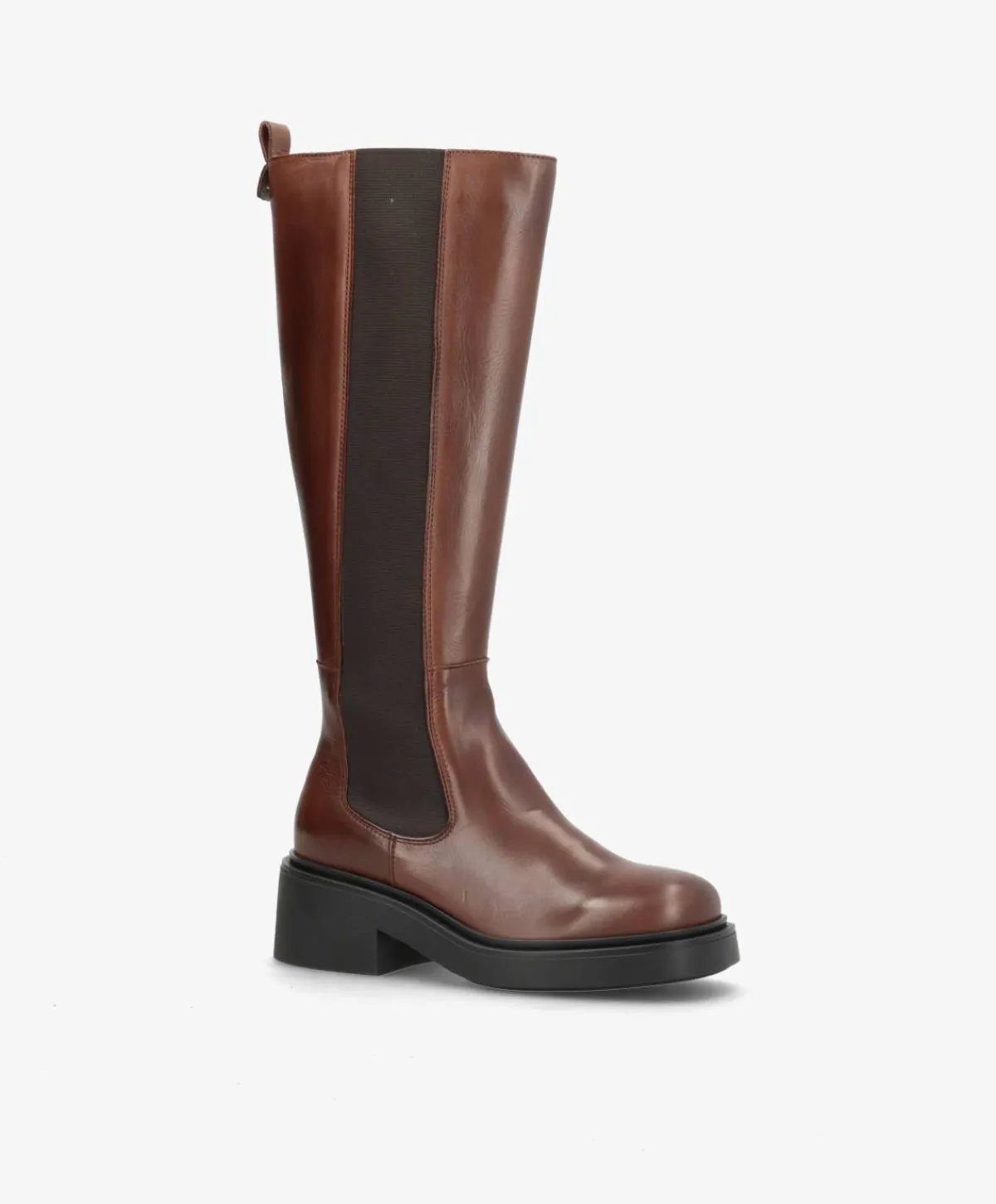 Dame Shoedesign Copenhagen SADDLE LONG - læder - Lange støvler Dame