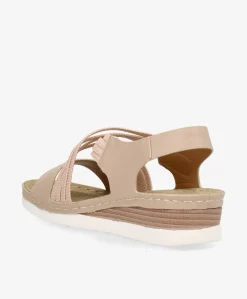 Dame Havanna Shoes Sandal - Beige - N24-1059