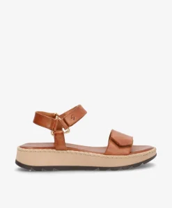 Dame Shoedesign Copenhagen TILDE - Brun læder - Sandaler platform Dame