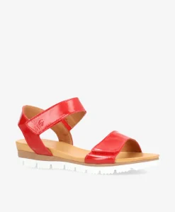 Dame Shoedesign Copenhagen TOSCANA P - lak læder - Flade sandaler