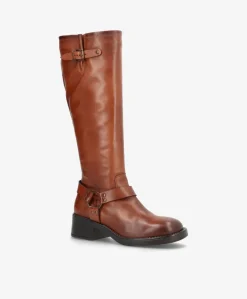 Dame Shoedesign Copenhagen TYLER - Lang biker støvle - læder