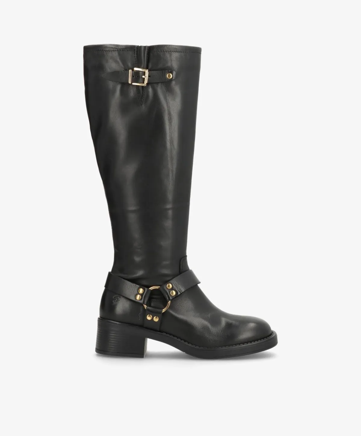 Dame Shoedesign Copenhagen TYLER - Lang biker støvle - læder