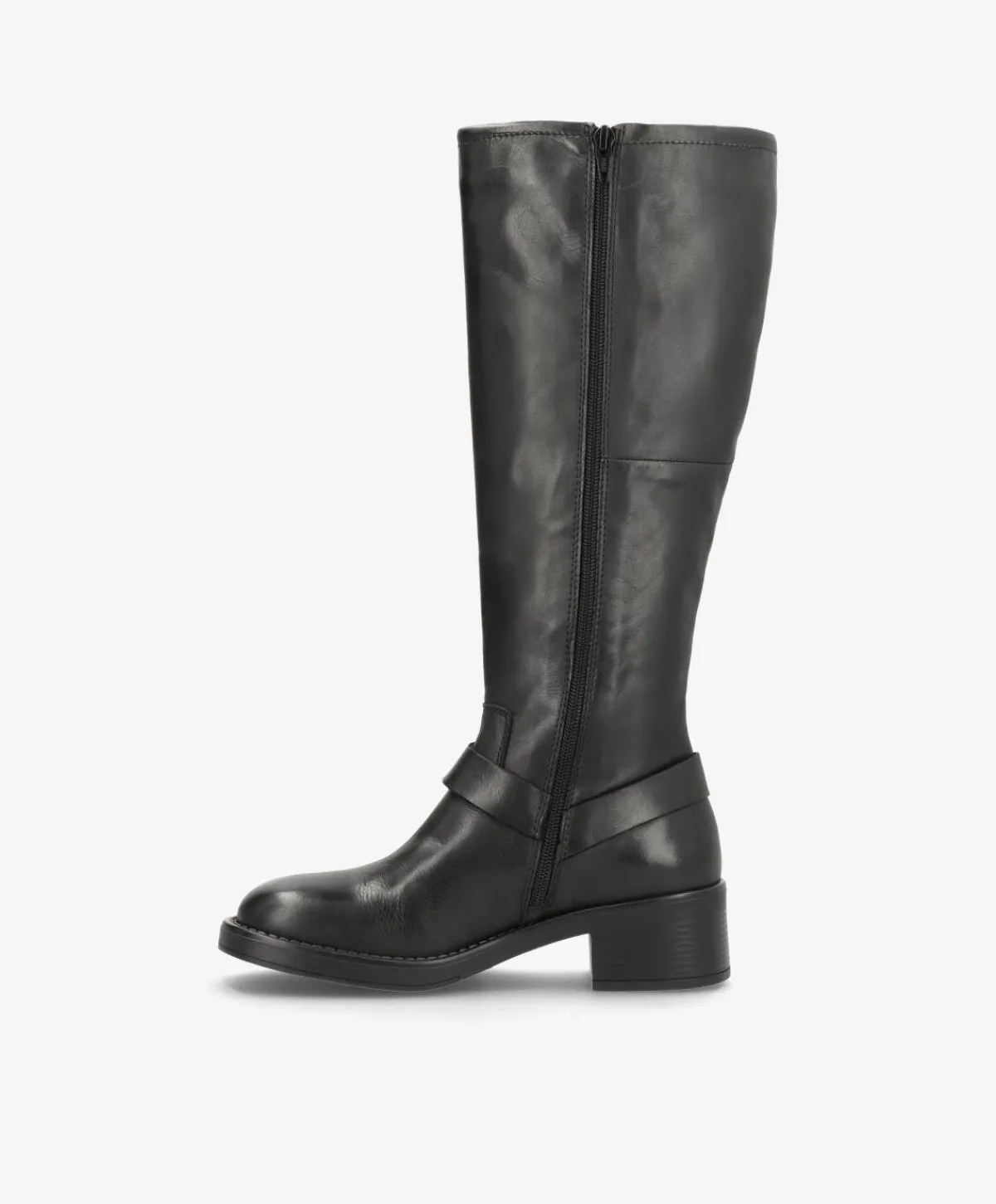 Dame Shoedesign Copenhagen TYLER - Lang biker støvle - læder