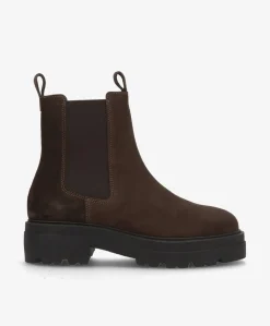 Dame Shoedesign Copenhagen VALERIA SEA S - ruskind - Chelsea støvle Dame